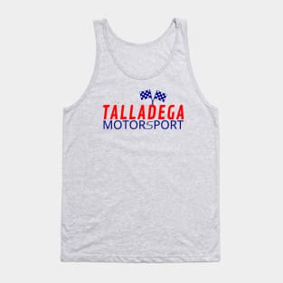 Talladega motorsport racing graphic design Tank Top